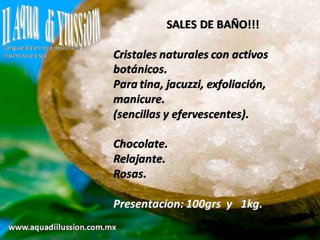 Sales de Baño